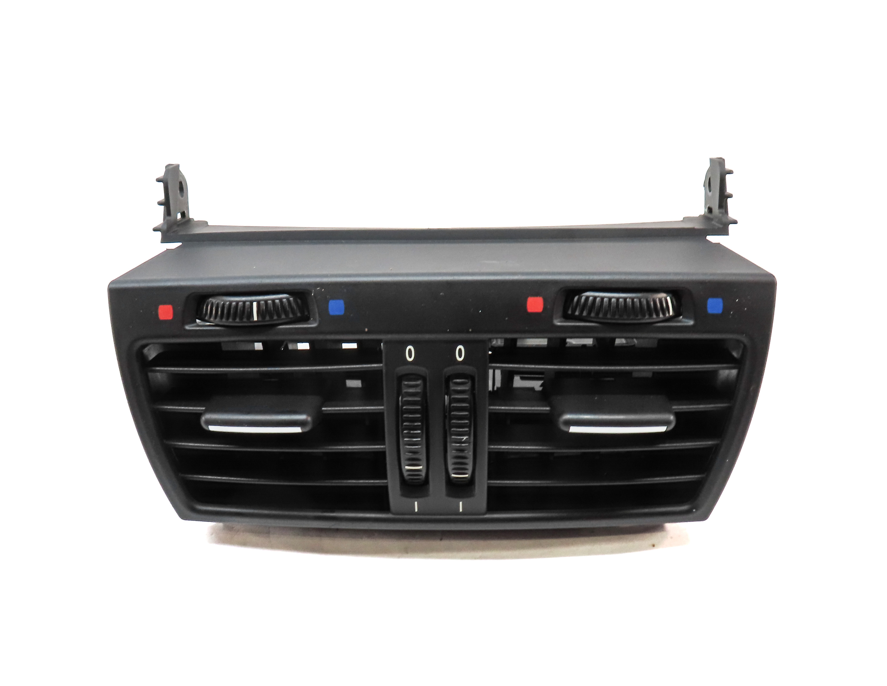 2013 BMW X5 (E70) REAR CENTER CONSOLE HEAT AIR AC HVAC DUAL VENT (BLACK) — exact item pictured